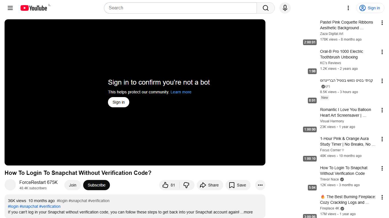 How To Login To Snapchat Without Verification Code? - YouTube